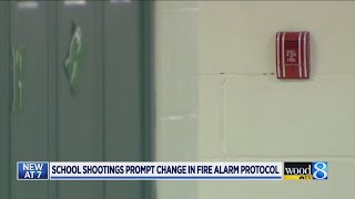 School shootings prompt change in fire alarm protocol [upl. by Alemap]