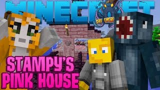 Minecraft  Crazy Craft 22  Stampys Pink House 8 [upl. by Nosyt]