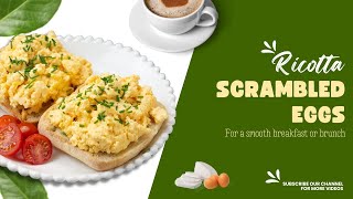 Fluffiest scrambled eggs is made with Ricotta [upl. by Washburn378]