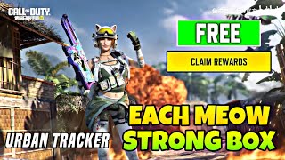 Free Urban Tracker Each Meow StrongboxTrailer COD Mobile  Urban Tracker CODM [upl. by Misak]