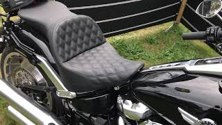 Saddlemen Explorer Seat On My Harley Davidson FatBoy [upl. by Sal]