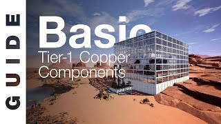 100 EFFICIENT Early Game Tier1 Copper Factory SATISFACTORY GUIDE [upl. by Tita]