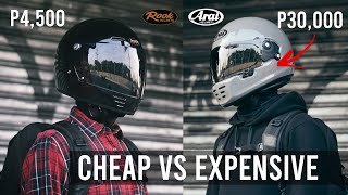 ROOK Helmet Review vs CRAZY EXPENSIVE Arai Rapide Neo [upl. by Ennayelsel]