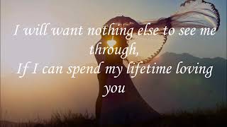 Marc Anthony and Tina Arena  I Want to Spend My Lifetime Loving You lyrics [upl. by Adiahs]