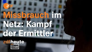 Was tun gegen Kindesmissbrauch im Internet  ZDFheute live [upl. by Llerrom818]