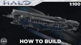 UNSC Infinity  Minecraft Halo tutorial [upl. by Kauslick196]