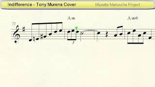 Indifference Tony Murena Cover  Accordion sheet music [upl. by Novaat250]