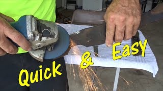 How To Sharpen A Lawn Mower Blade [upl. by Anirbac]