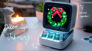 ✨ Unboxing Divoom Ditoo Retro Pixel Art Speaker ✨ [upl. by Llerahs]