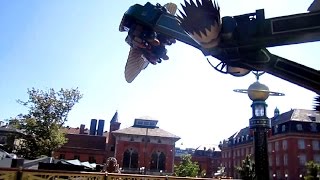 Aquila Air Race onride HD POV Tivoli Gardens [upl. by Yhtomiht]