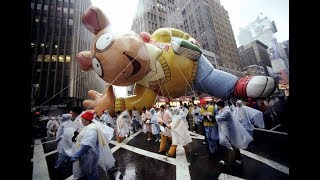 Macys Parade Balloons Arthur [upl. by Eanel]