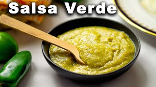 Mexican Salsa Verde with Tomate Verde [upl. by Timofei]