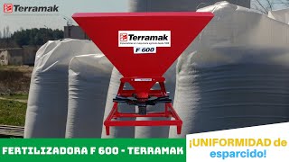 FERTILIZADORA F 600 Terramak  ¡UNIFORMIDAD deesparcido🔴 [upl. by Sancha]