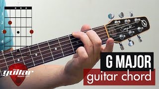 How to play the G major chord  Beginner guitar lesson [upl. by Jannery]