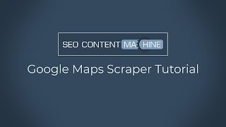 Google Maps Scraper Tutorial [upl. by Leina758]