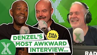 Denzel Washingtons weirdest interview  The Chris Moyles Show  Radio X [upl. by Enairda]