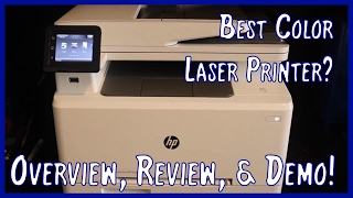 HP Color Laserjet Pro M277dw Overview Review and Demo  Best Color Laser Printer [upl. by Iew]