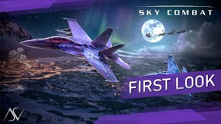 Sky Combat war planes online simulator PVP AndroidiOS  First Look Gameplay [upl. by Butte]