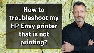 How to troubleshoot my HP Envy printer that is not printing [upl. by Erusaert]