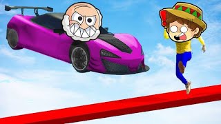 IMPOSIBLE GANAR estas CARRERAS de GTA 5 😂 GTA V con SILVIO PANCRACIO PERMON y otro [upl. by Nilsoj]