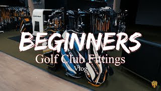 Beginners Golf Clubs Fitting Vlog [upl. by Nosned]