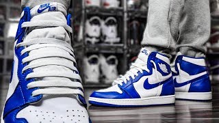 How To Lace Air Jordan 1 High OG 7 EASY WAYS Tutorial [upl. by Colwen]