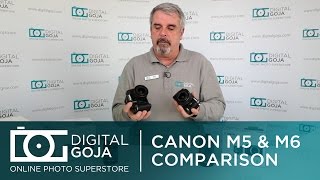 Canon M5 vs M6  Hands On Comparison Video [upl. by Clarinda]