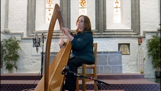 Gráinne Hambly at Ballintubber Abbey  Harp Day 2021 [upl. by Grube]