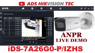 Hikvision ANPR Camera Configuration iDS ANPR Configuration [upl. by Mindy]