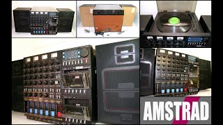 Vintage AMSTRAD Studio 100 Cassette MultiMixer Turntable Radio System [upl. by Rainah]