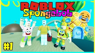 WOW Inilah Pertama Kali SPONGEBOB Bertemu PATRICK dan Squidward  Roblox Roleplay Spongebob Ep1 [upl. by Leandra]