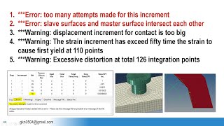 Convergence errors in Abaqus Overclosure issue Interactions in Abaqus Part  03 [upl. by Arno]