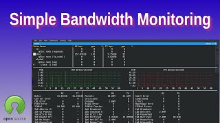 Simple Bandwidth Monitoring  Four Great Open Source tools for monitoring your system bandwidth [upl. by Yelekreb]