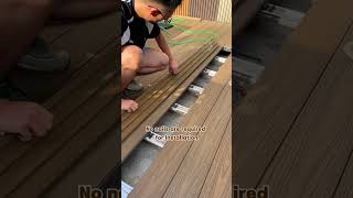 EasytoInstall Decking for Your DIY Project wpc mexytech garden backyard wood deck decking [upl. by Redienhcs]