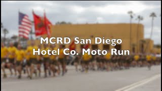 MCRD San Diego Hotel Company Motivational Run [upl. by Egor]