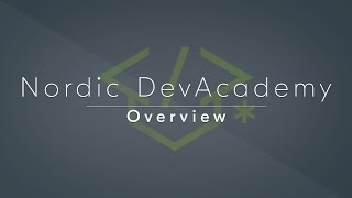 Introducing the Nordic Developer Academy [upl. by Sitnalta]