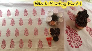 Block Printing Part 1  Saree Block Printing Part 1 [upl. by Heda]