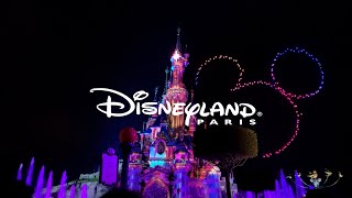 4k Disneyland Paris 30th Anniversary Fireworks Show Disney Illumination with drones [upl. by Yraek]