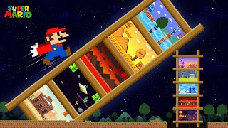 Kingdom Mayhem Mario Bros vs Powerups Ladder of Worlds  Episode 2 [upl. by Ailadi451]