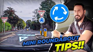 How to turn Right in Mini Roundabout  Turning Right Tips [upl. by Adym405]