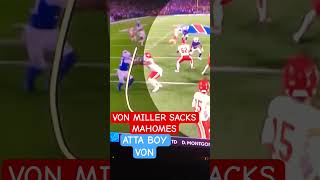 VON MILLER SACKS MAHOMES [upl. by Edmund547]