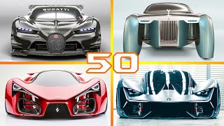 50 Most Beautiful Concept Cars Ever [upl. by Resarf32]