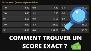 Comment trouver un score exact   PARIS SPORTIFS [upl. by Maryjane216]