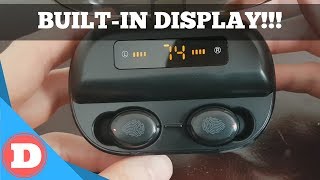 BuiltIn Display Bluetooth 50 TWS Wireless Earbuds Review [upl. by Biancha]