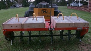 AgriFab 48in Plug Lawn Aerator Test [upl. by Devon782]