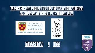 Watch IT Carlow v UCC LIVE in the Fitzgibbon Cup 2022 [upl. by Sena690]