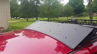 DIY roofrack wind fairing update [upl. by Cynthia]