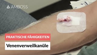 Legen einer Venenverweilkanüle peripherer venöser Zugang Viggo Flexüle Braunüle  AMBOSS Video [upl. by Ramad20]