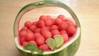 How to Make a Watermelon Basket [upl. by Claiborne]