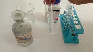 Chemistry Demo  Precipitation reaction between Silver nitrate and Sodium Chloride [upl. by Rebmat343]